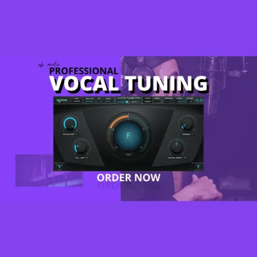 I will autotune, manual tune, mix and master vocals